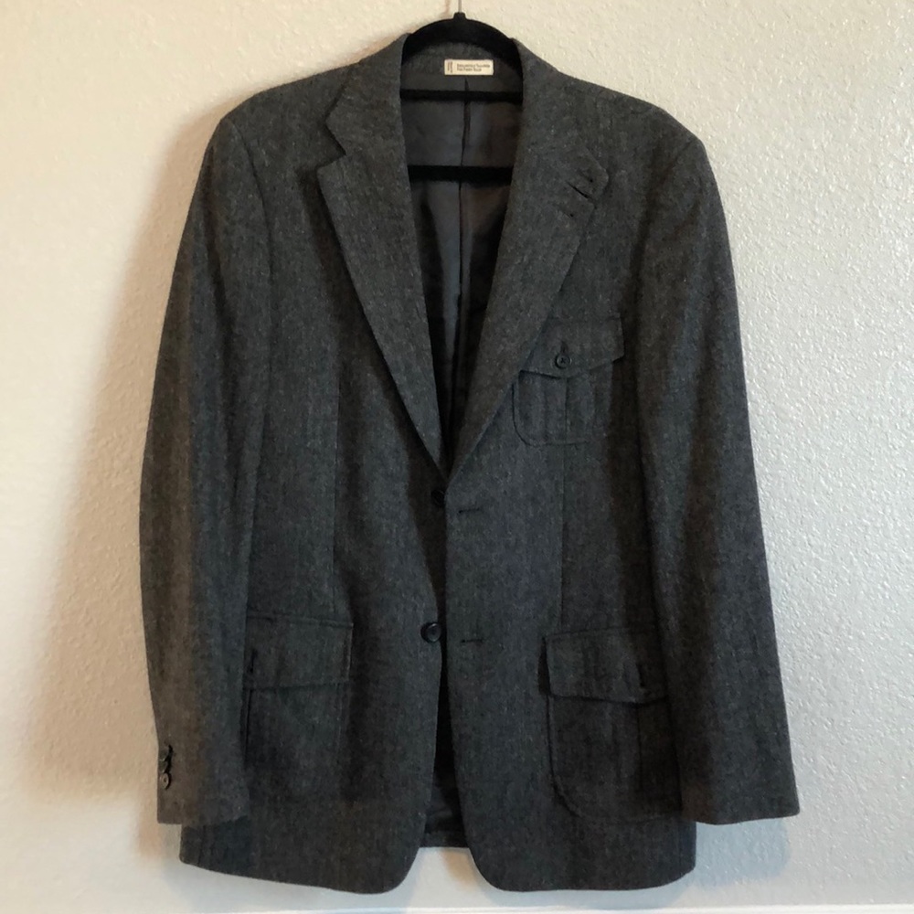 Grey Mens Perry Ellis Sportcoat 38R